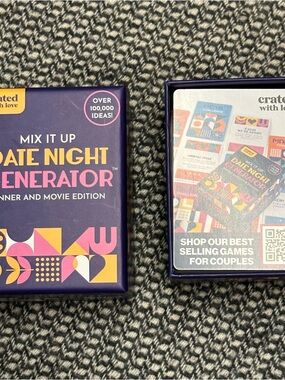 Mix It Up Date Night Generator Card Game - Dinner & Movie Edition